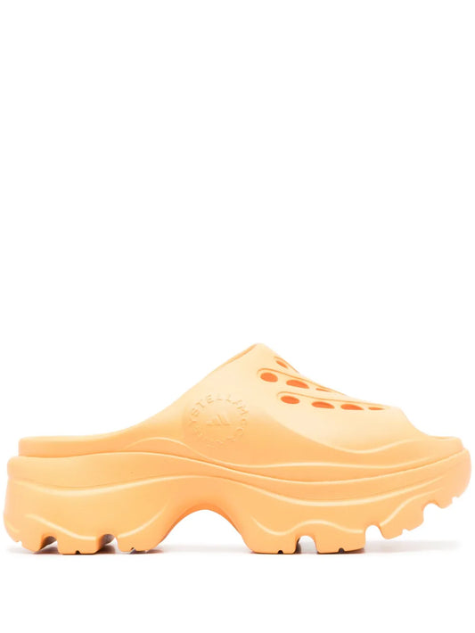 adidas by Stella McCartney embossed-logo clogs