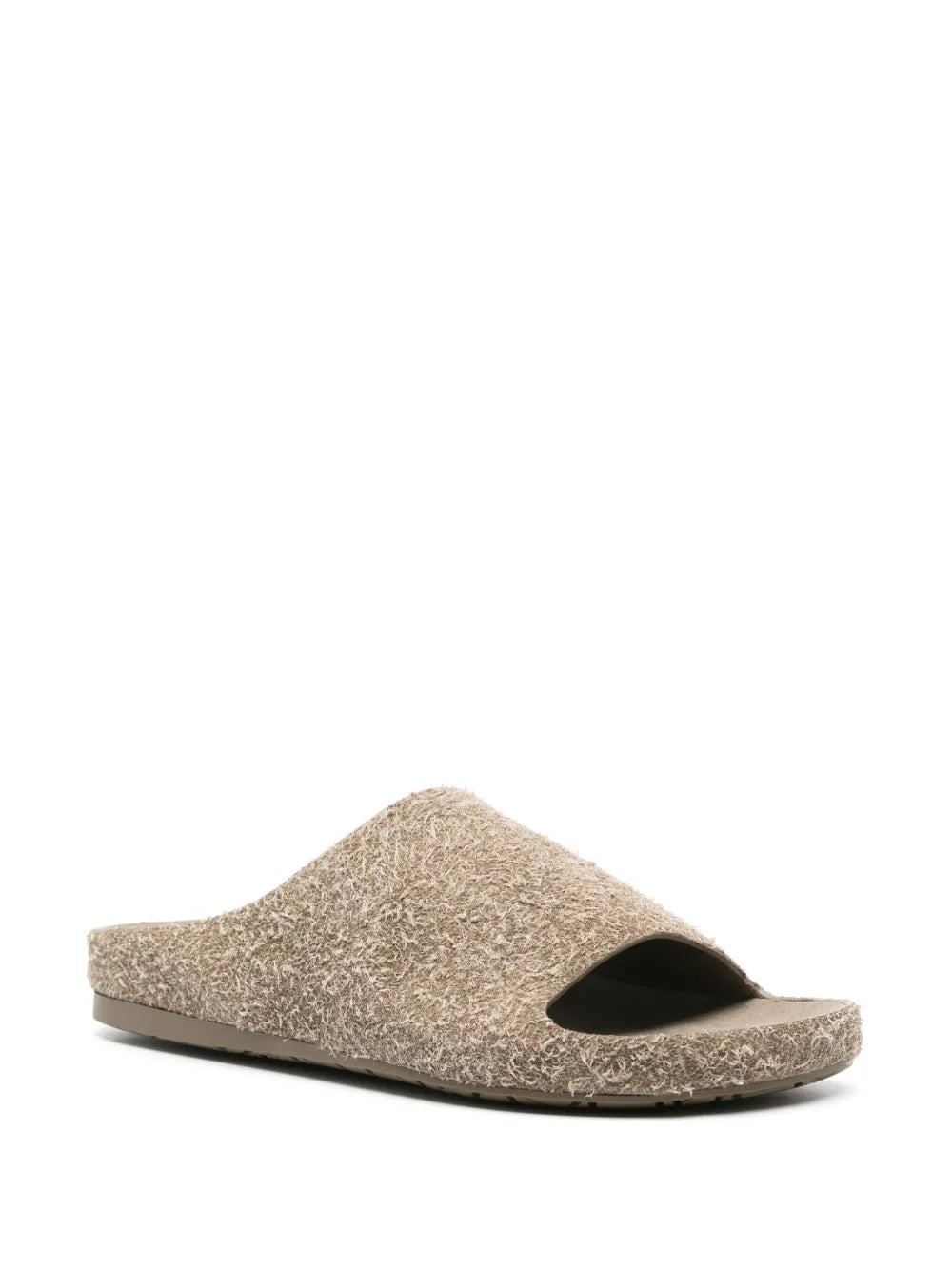 LOEWE Lago brushed suede slides