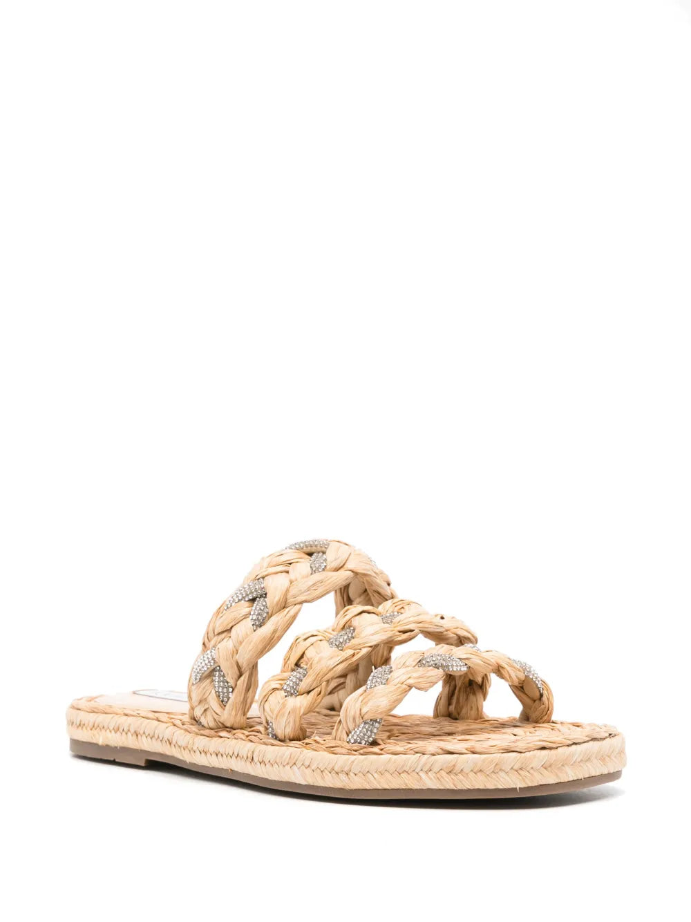 Aquazzura Costiera crystal-embellishment espadrilles