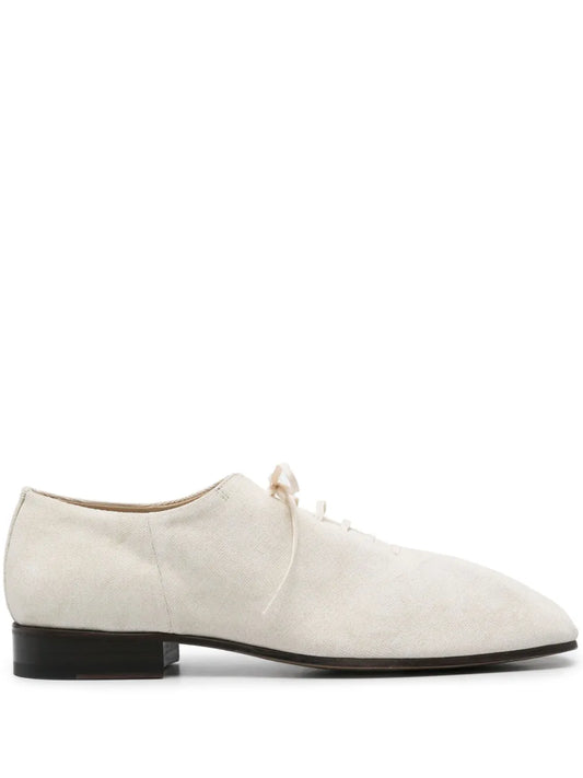 LEMAIRE squared canvas derby shoes