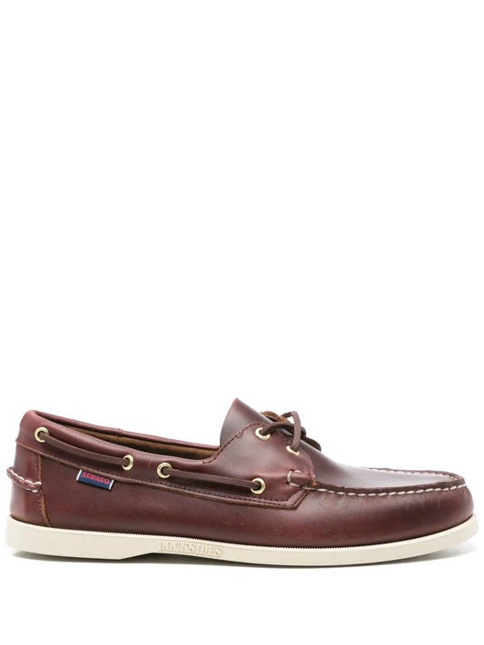 Sebago Docksides Portland leather boat shoes