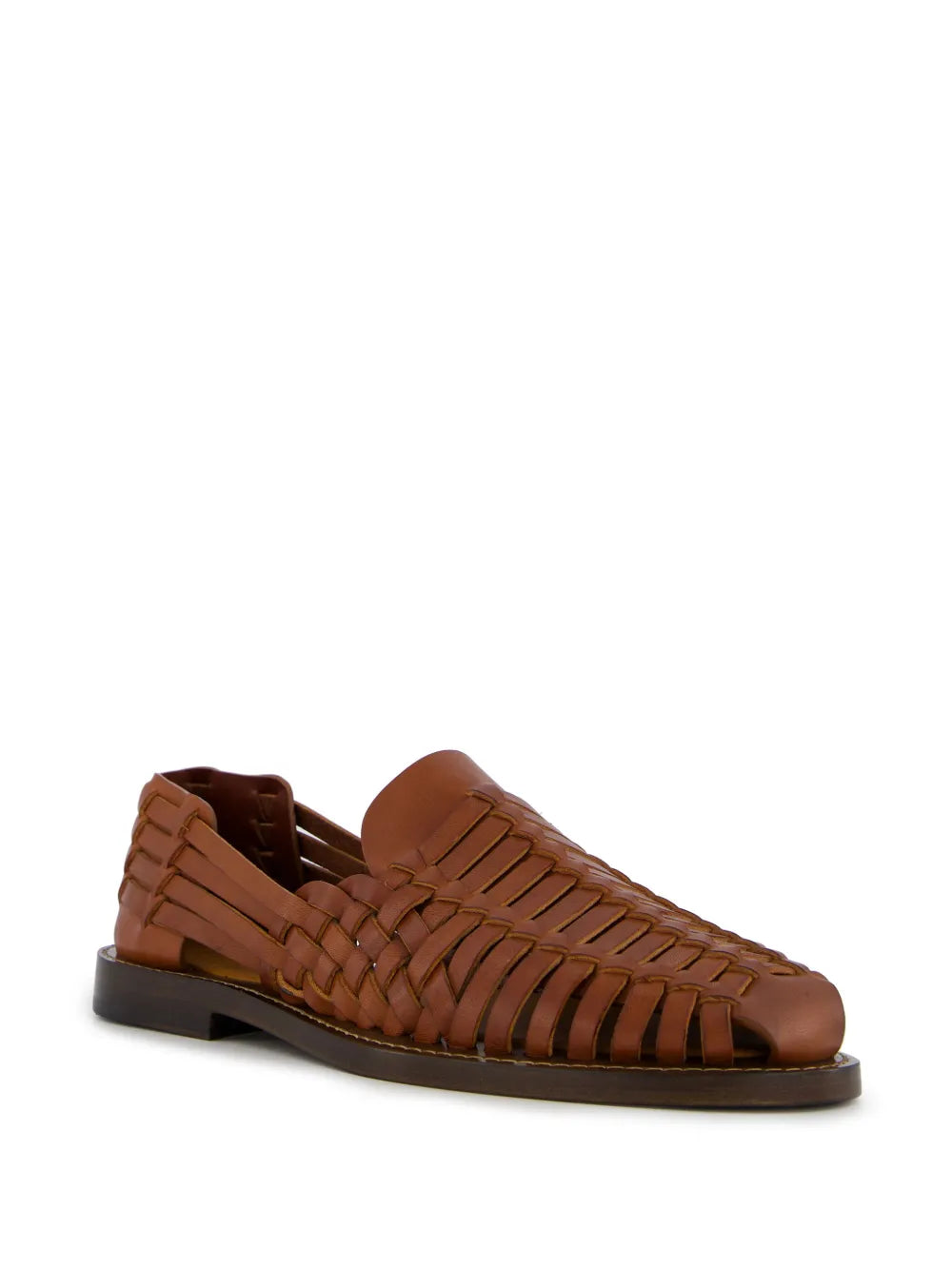 Brunello Cucinelli woven leather sandals
