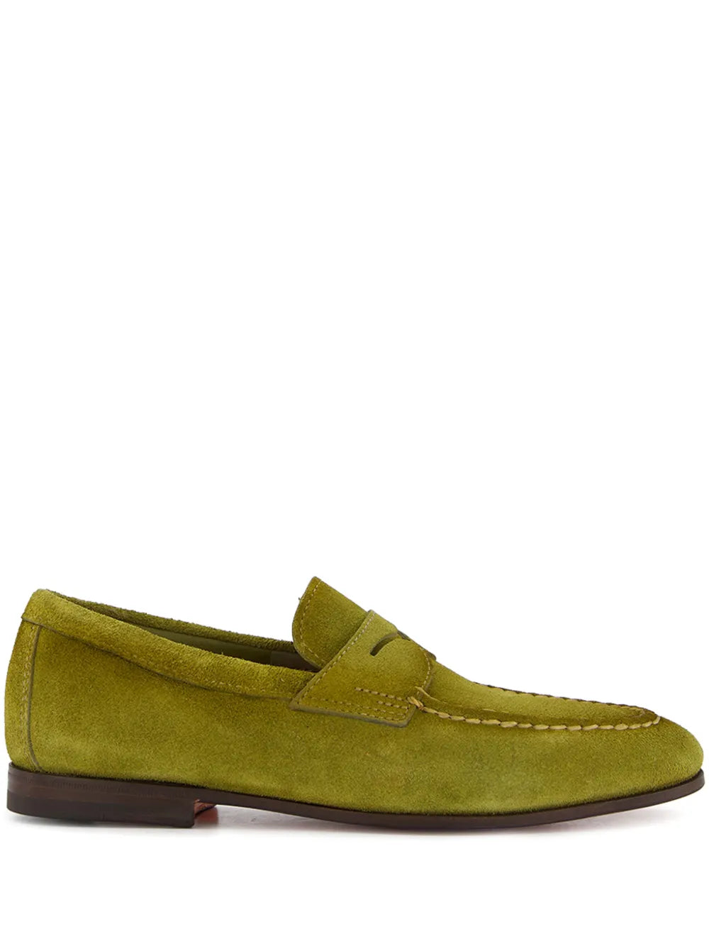 Santoni suede loafers
