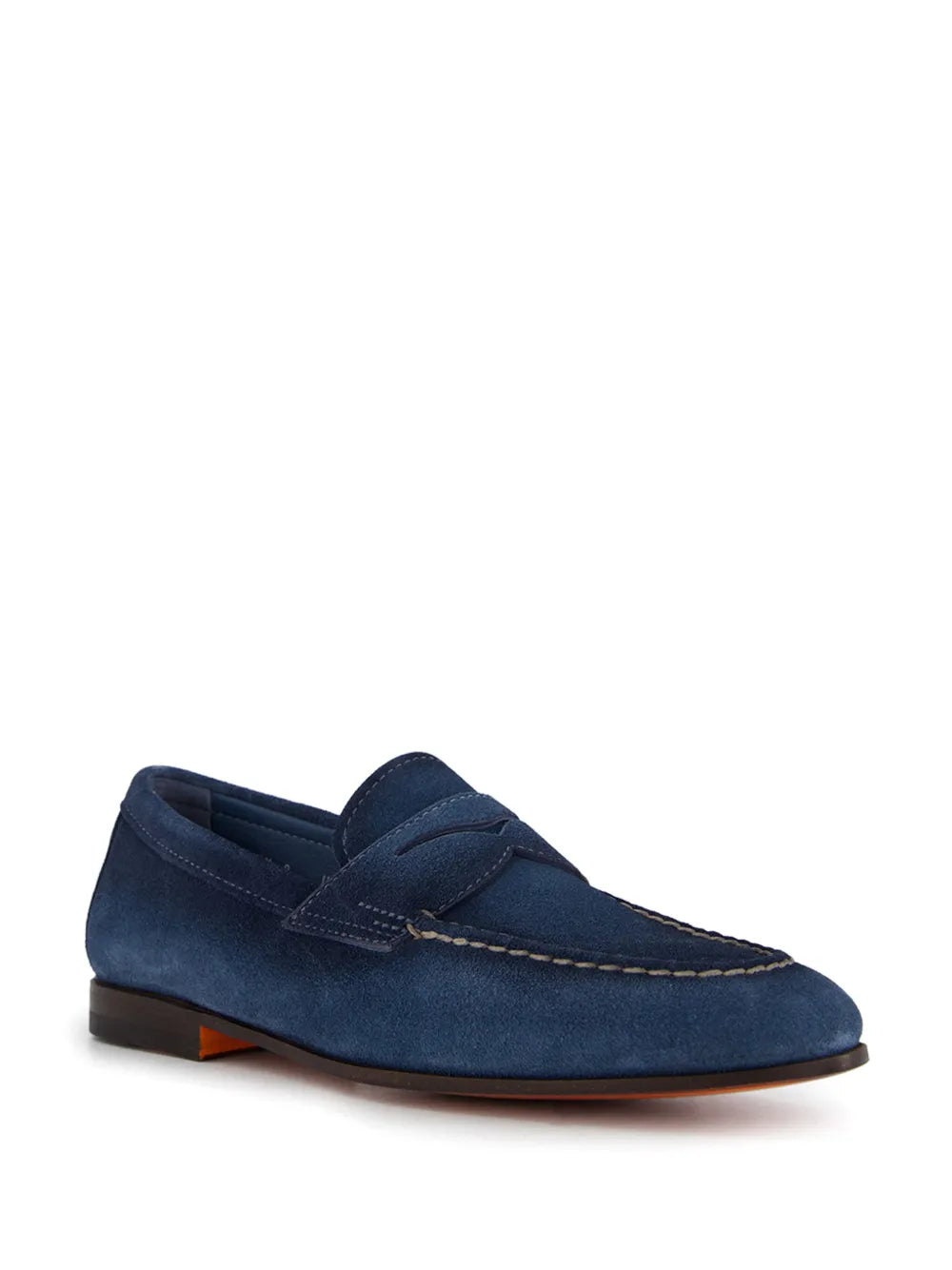 Santoni suede loafers