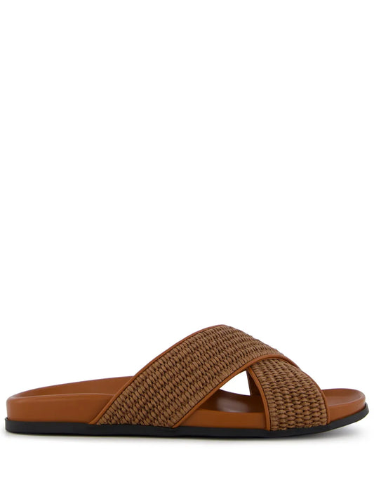 Manolo Blahnik Chiltern crossover-strap sandals