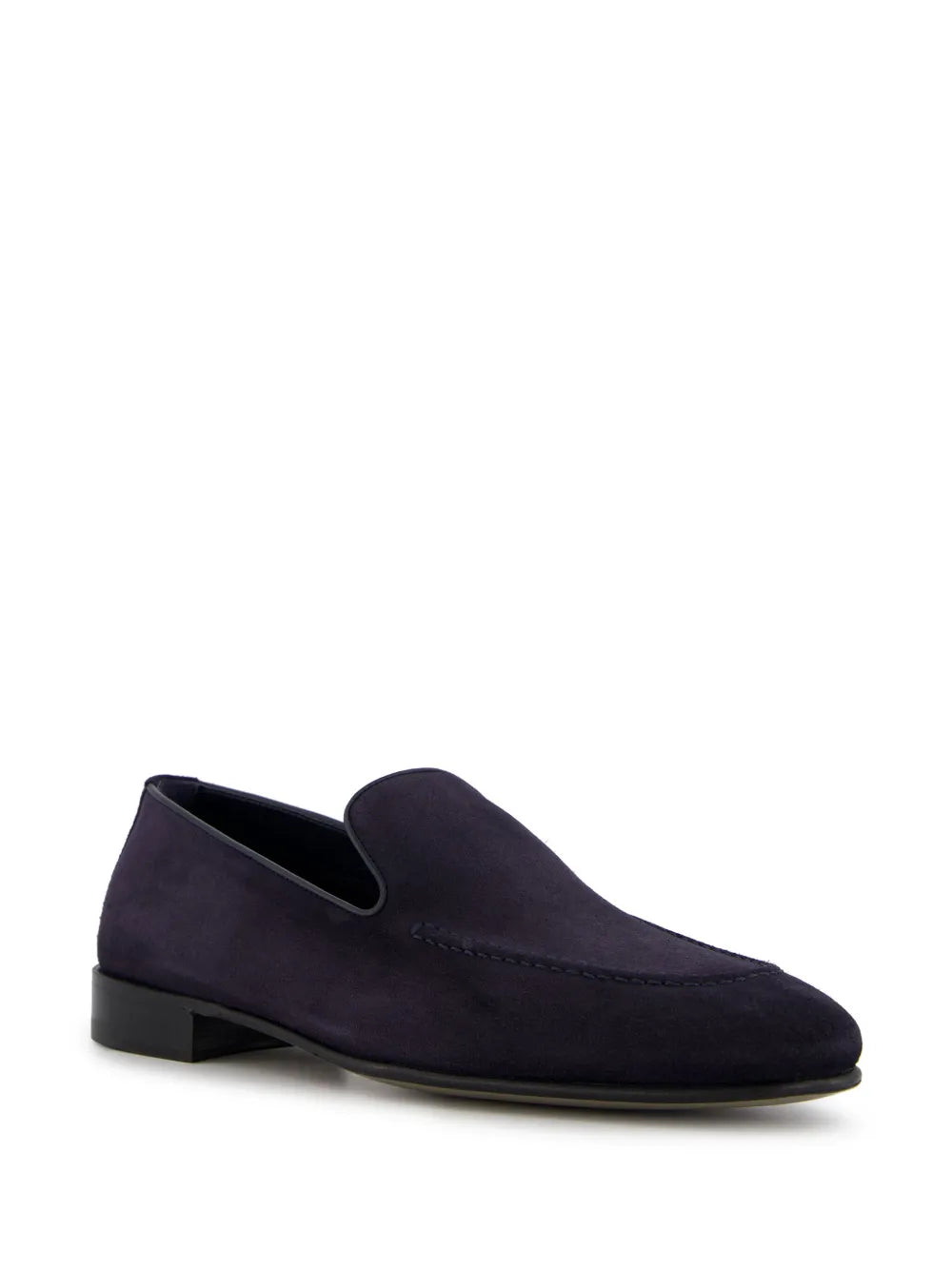 Manolo Blahnik Truro crosta suede loafers
