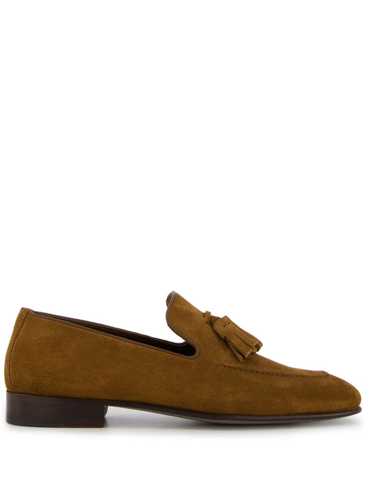 Manolo Blahnik Chester suede loafers
