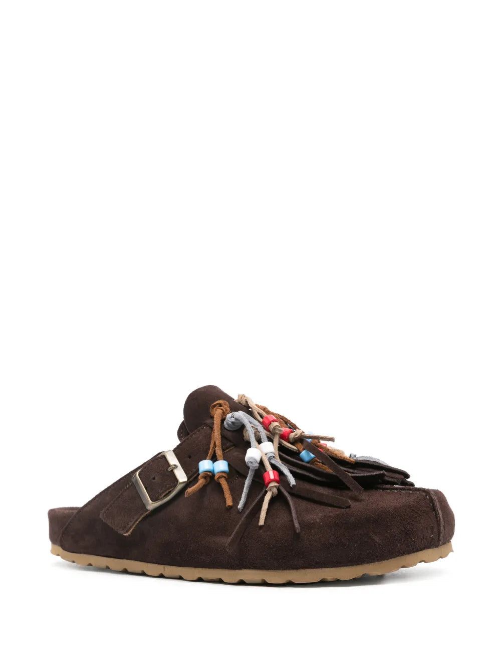 Scarosso Geo suede sandals
