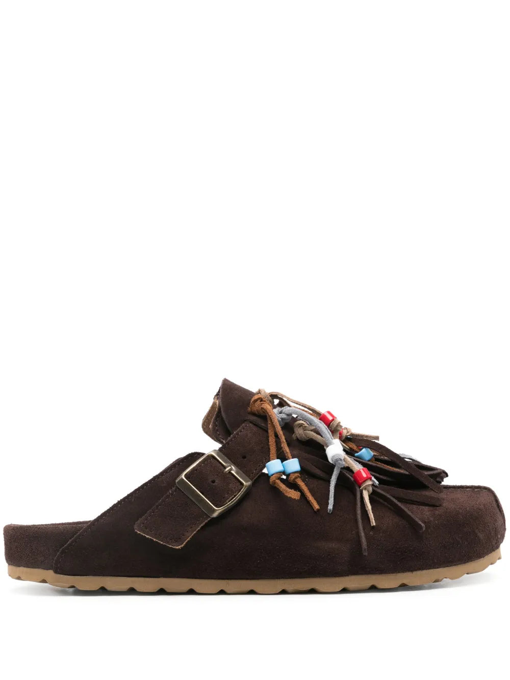 Scarosso Geo suede sandals