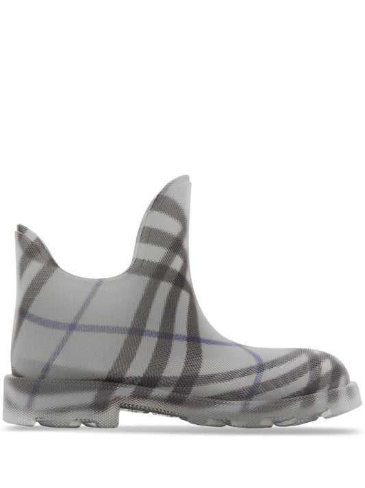 Burberry Marsh checked rubber ankle boots