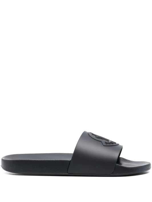 Moncler Basile logo-embossed slides