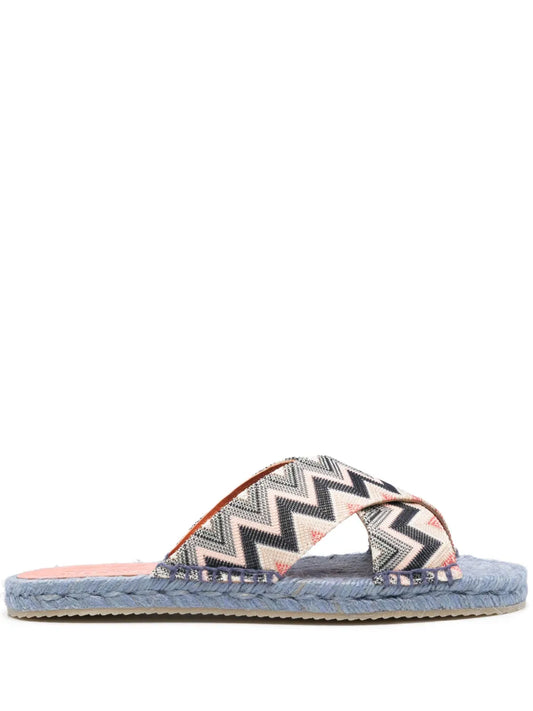 Missoni zigzag-woven espadrilles