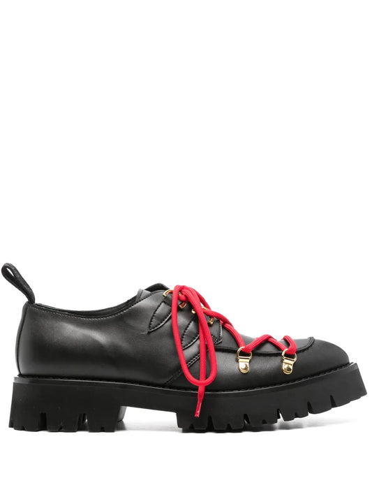 Moschino pointed-toe derby shoes 
