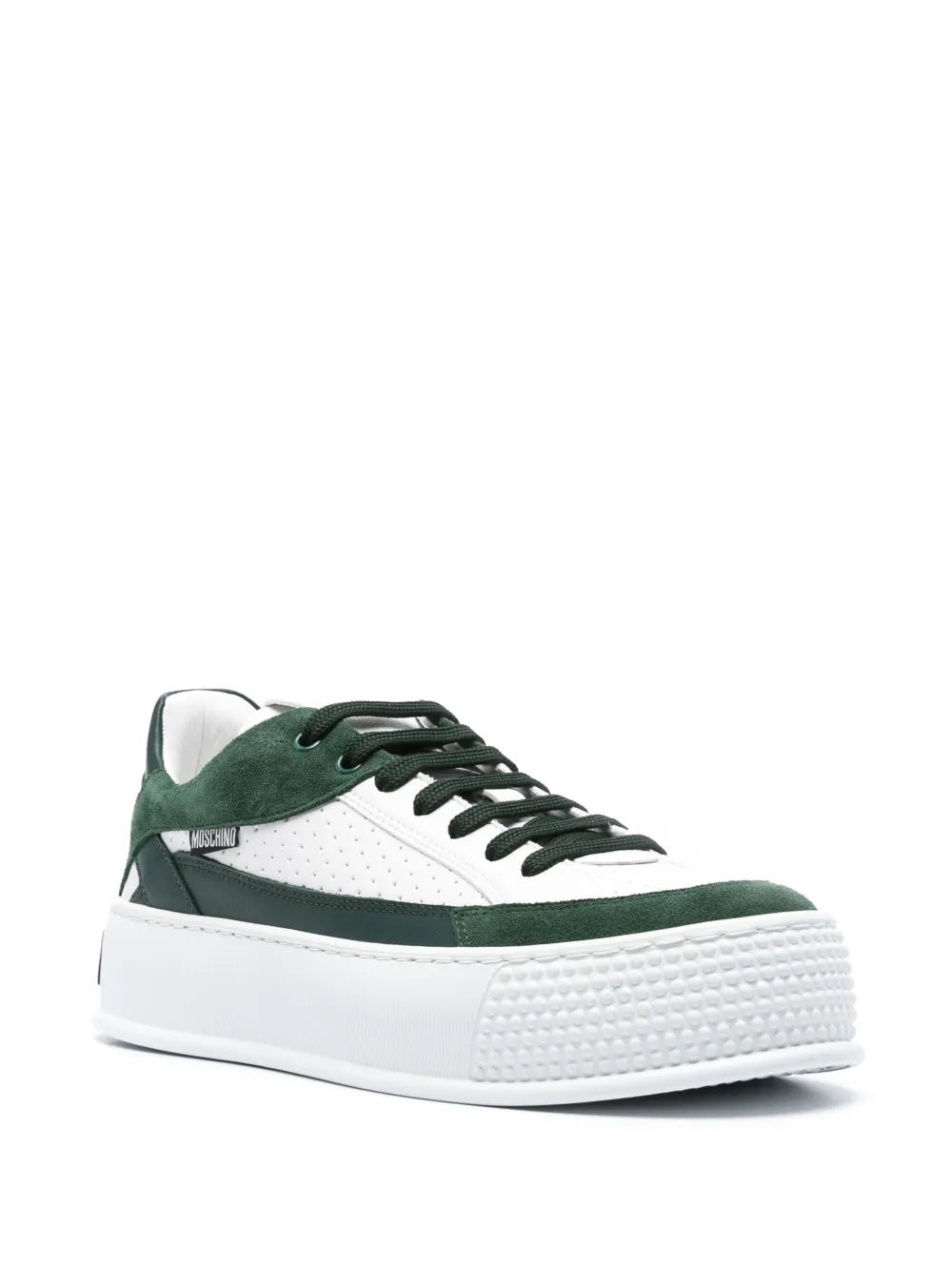 Moschino panelled flatform sneakers