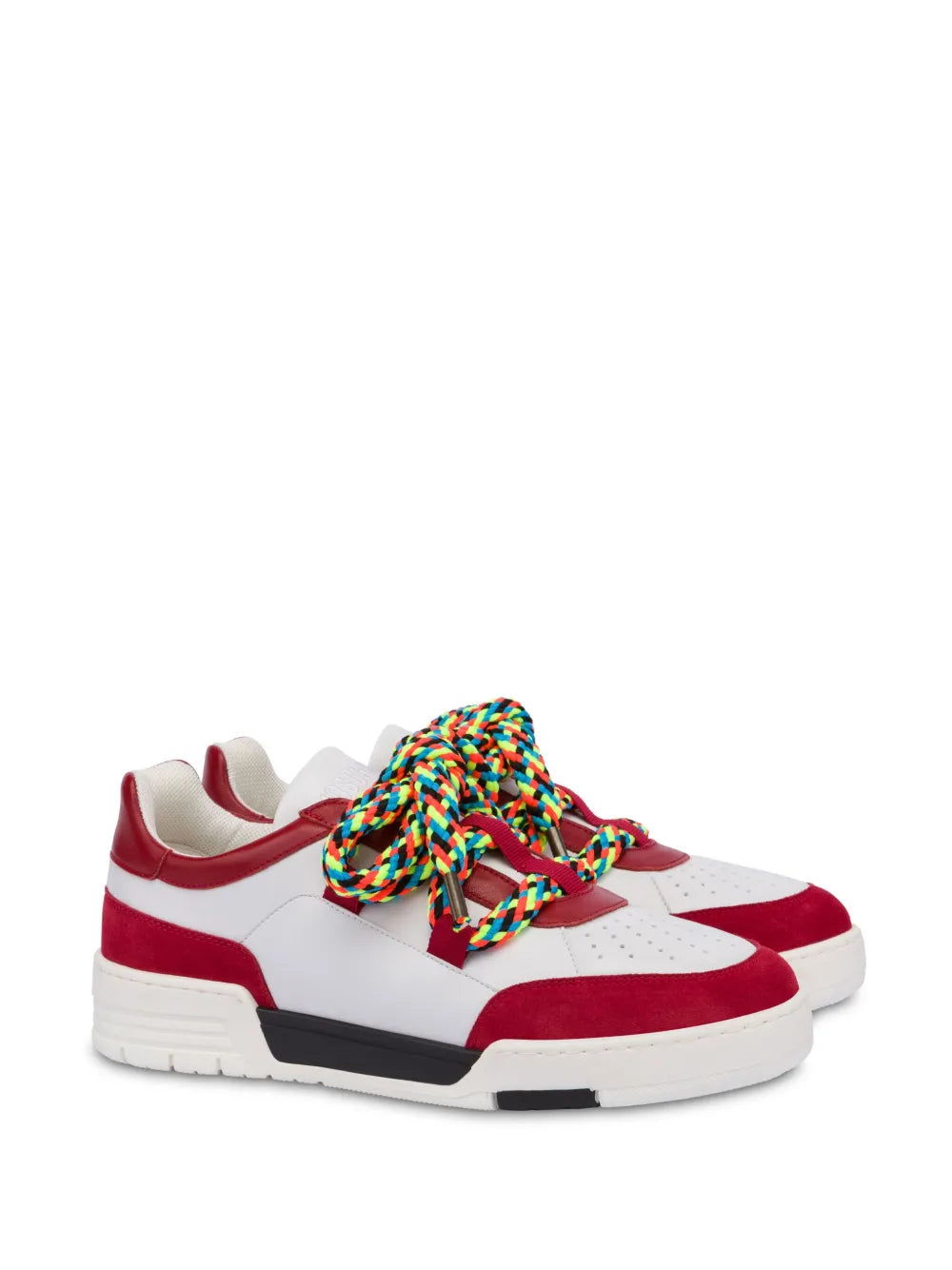 Moschino Streetball panelled sneakers