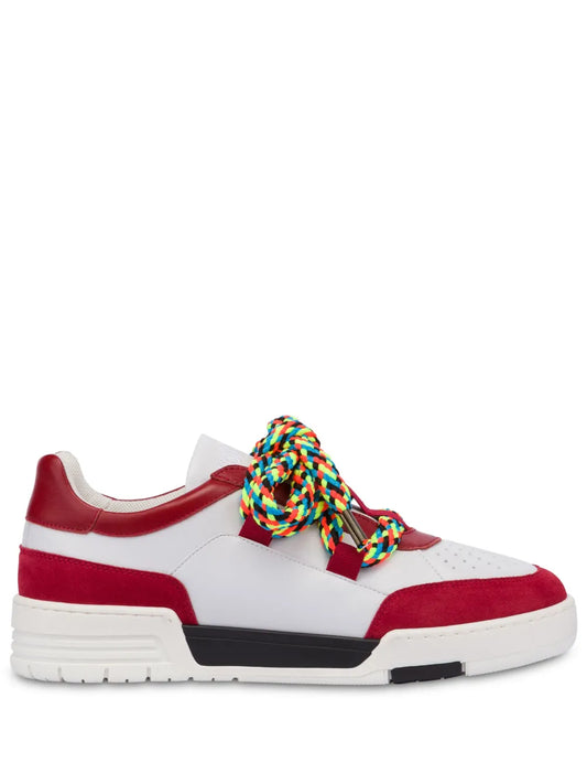 Moschino Streetball panelled sneakers