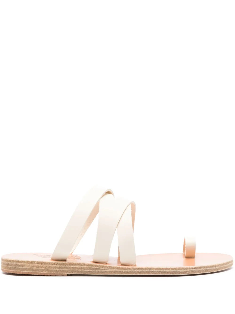 Ancient Greek Sandals Gordia leather slides