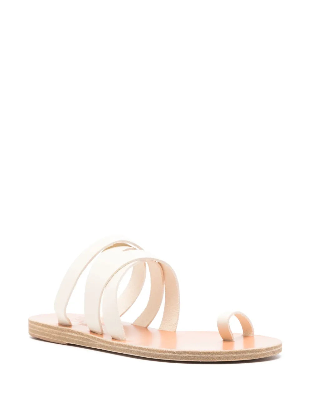 Ancient Greek Sandals Gordia leather slides