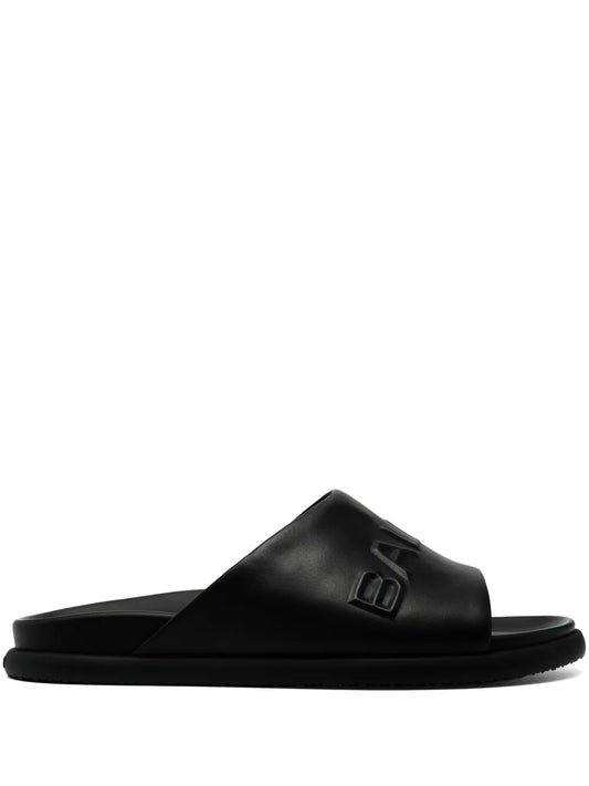 Bally Seaside logo-embossed slides