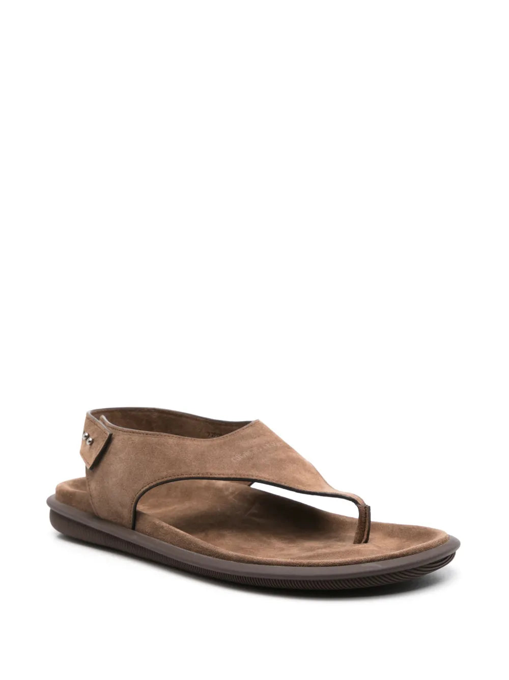 Giorgio Armani sling-back suede sandals