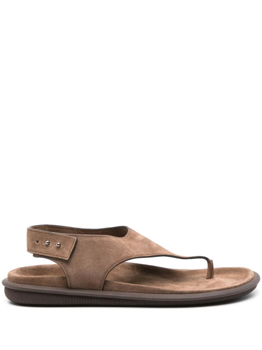 Giorgio Armani sling-back suede sandals