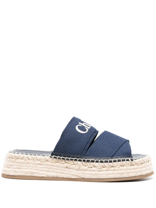 Chloé Mila espadrille slides 