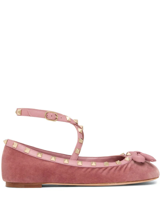 Valentino Garavani Rockstud strappy ballets