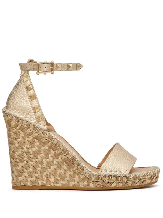 Valentino Garavani Rockstud wedge espadrilles
