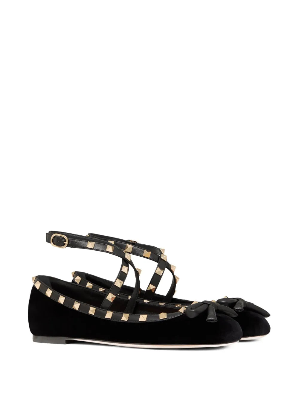 Valentino Garavani Rockstud strappy ballets