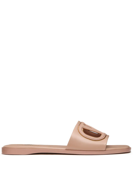 Valentino Garavani Vlogo Signature leather slides