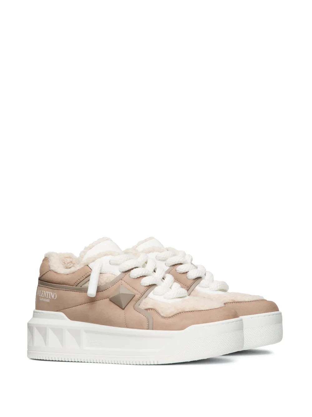 Valentino Garavani logo-print panelled sneakers