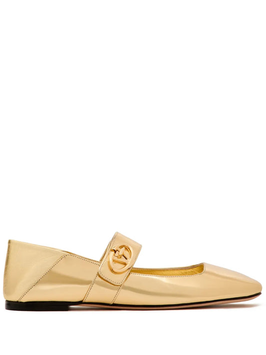 Valentino Garavani VLogo Locker Mary-Jane ballerina shoes