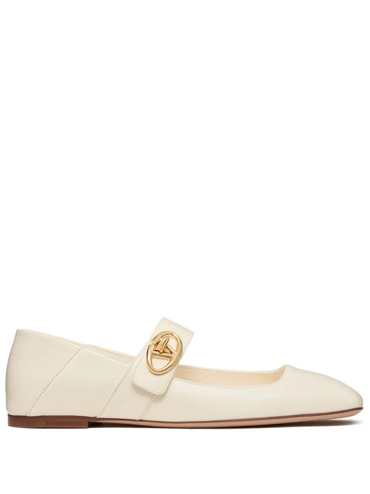 Valentino Garavani VLogo Locker Mary-Jane ballerina shoes