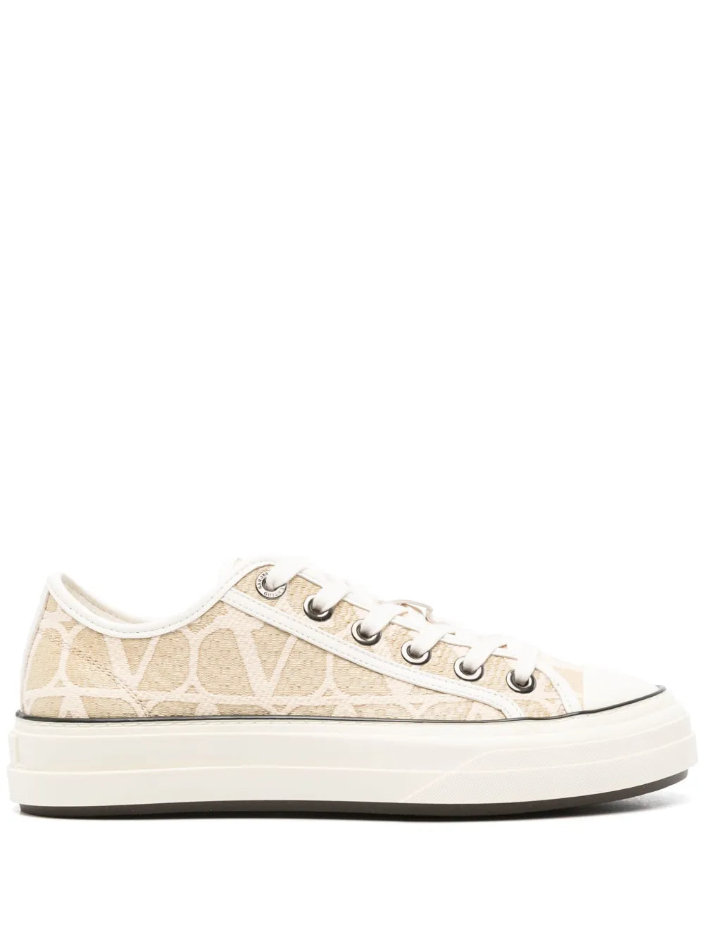 Valentino Garavani Toile Iconographe raffia sneakers