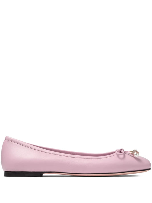 Jimmy Choo Elme bow ballerina shoes