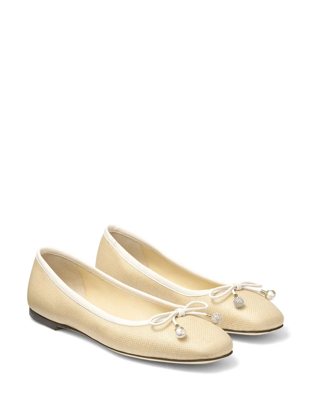 Jimmy Choo Elme bow ballerina shoes