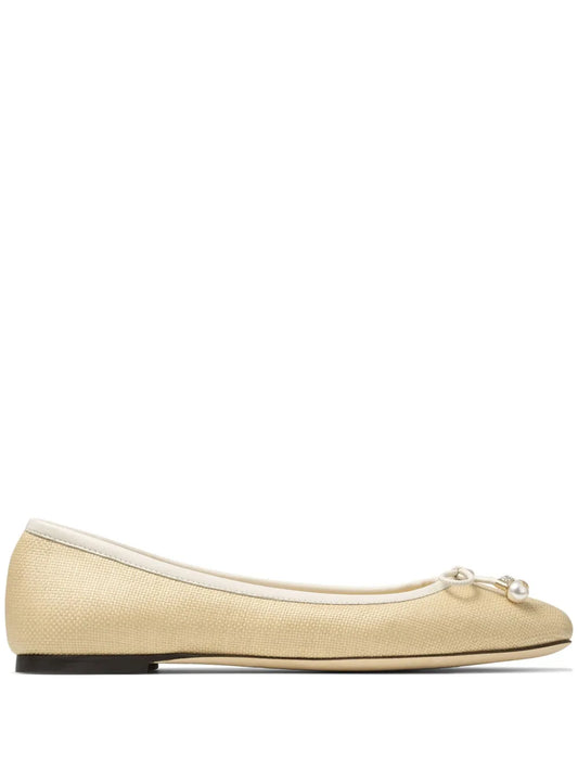Jimmy Choo Elme bow ballerina shoes