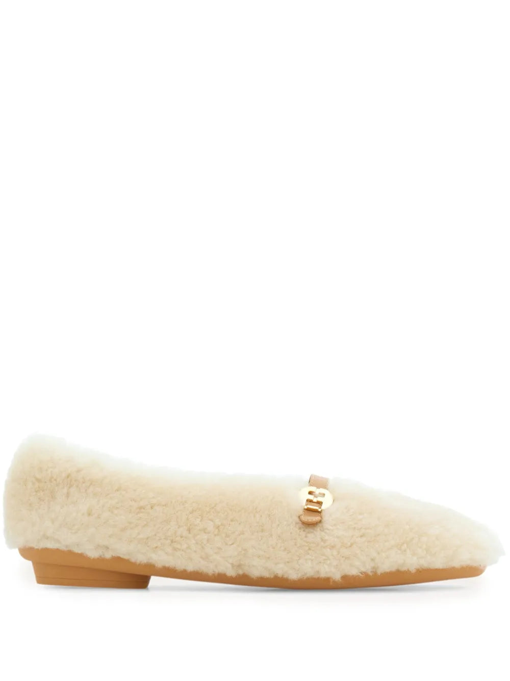 Ferragamo Fluffy ballerina shoes