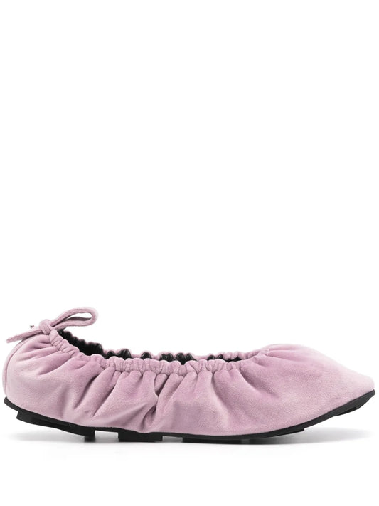 Medea velvet ballerina shoes
