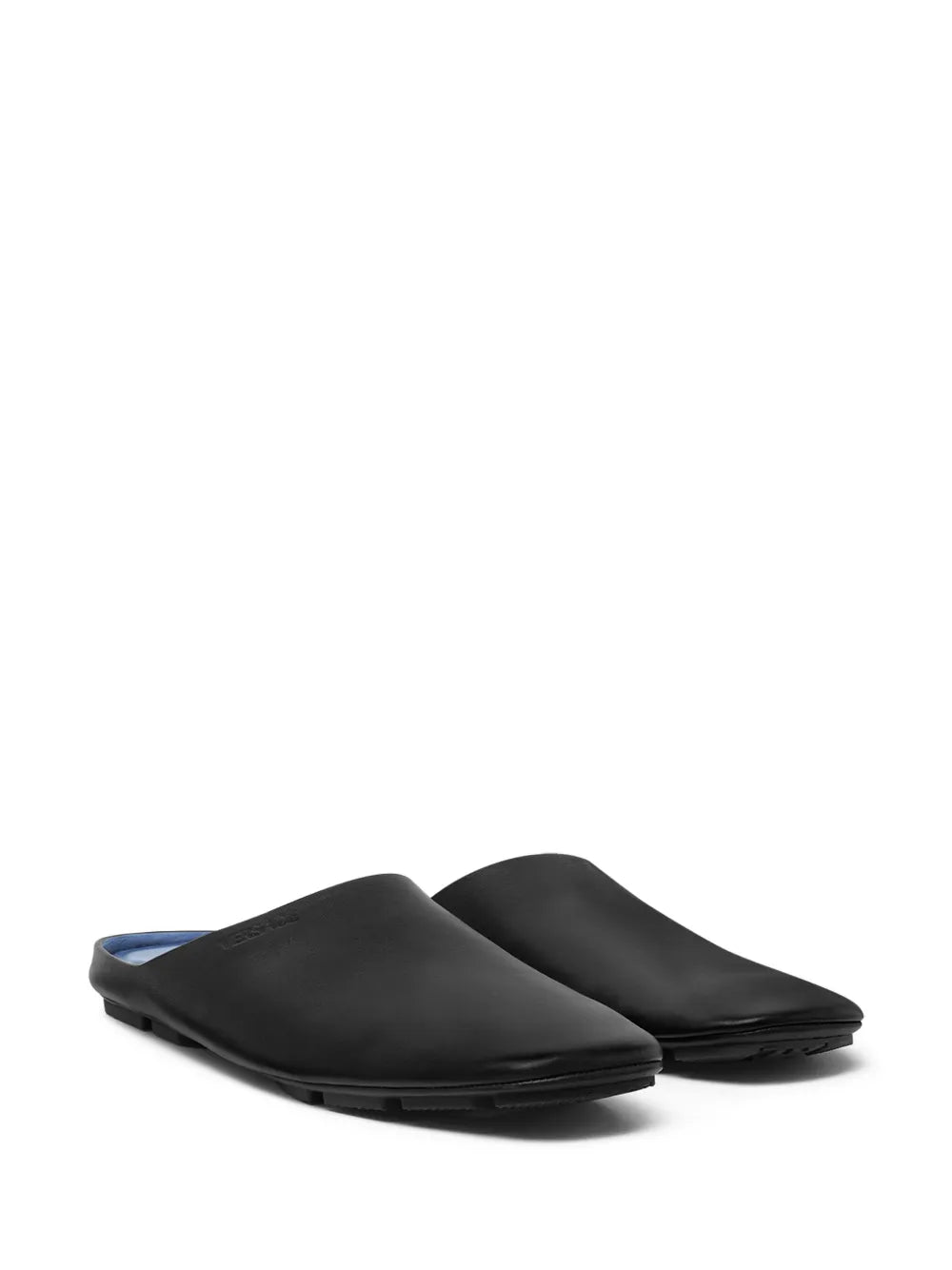 Versace Villa leather slippers