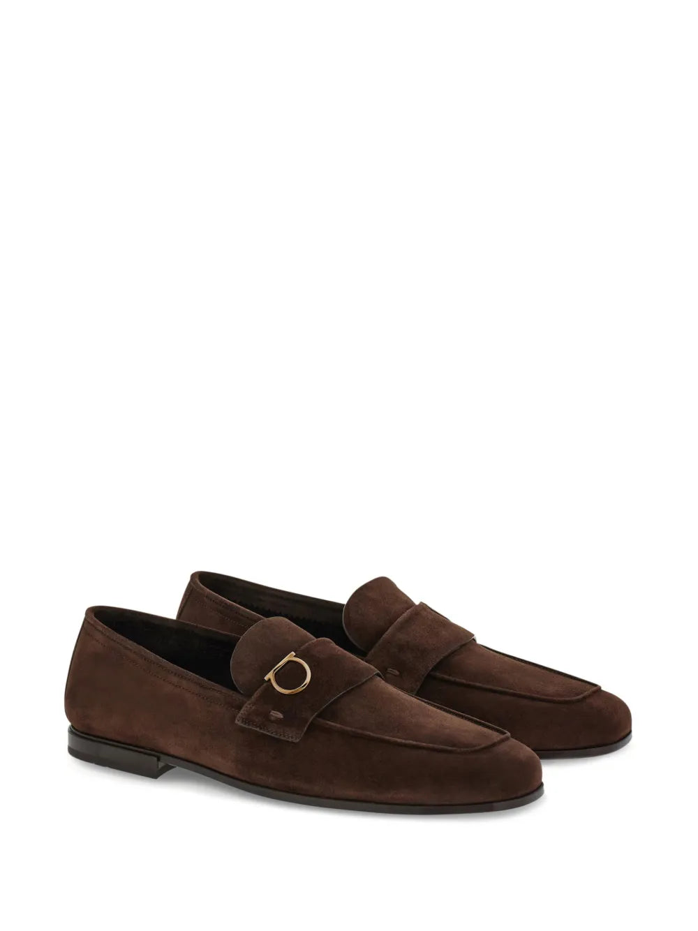 Ferragamo Gancini-charm leather mocassin loafers