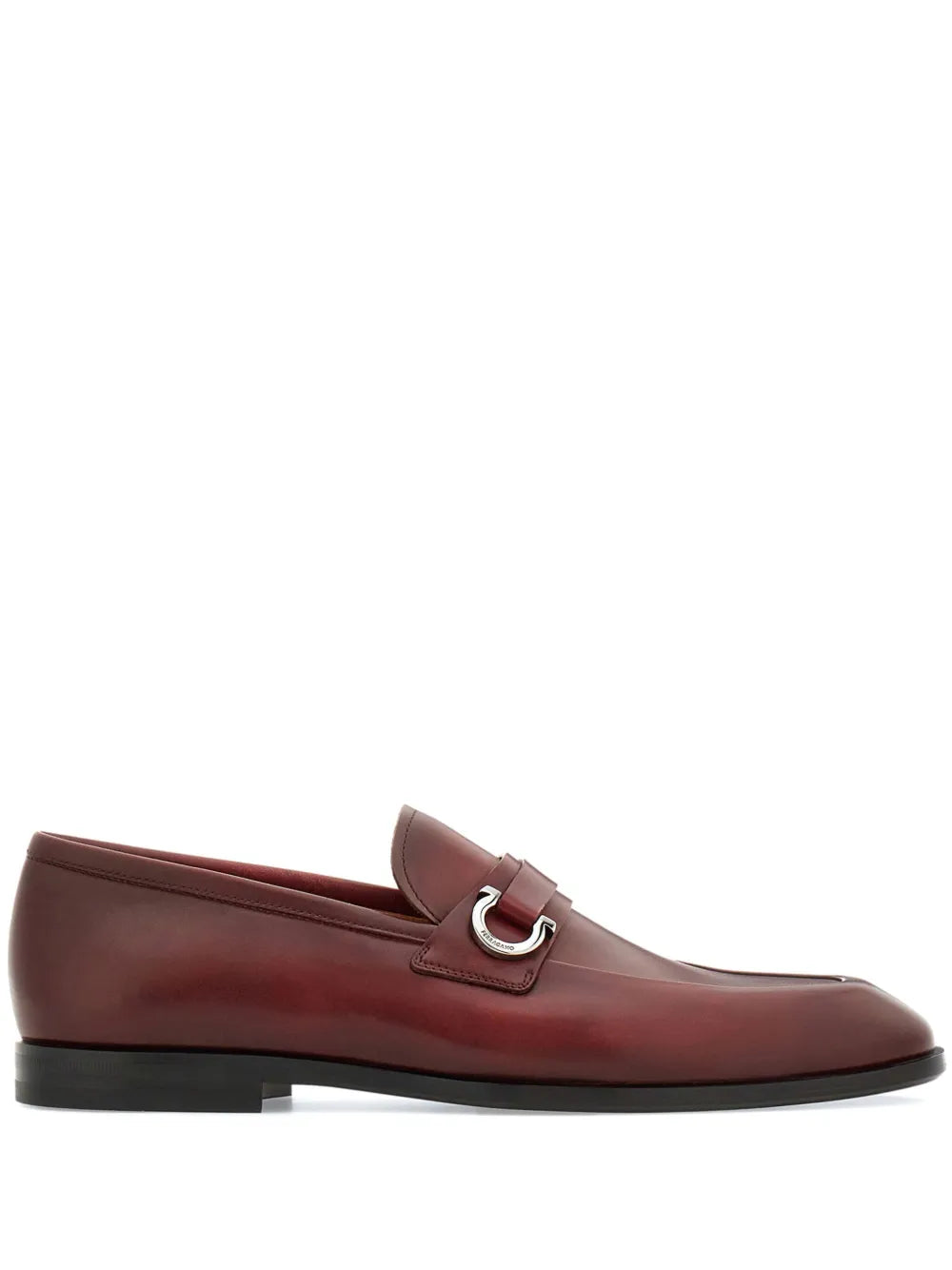 Ferragamo Gancini leather loafers