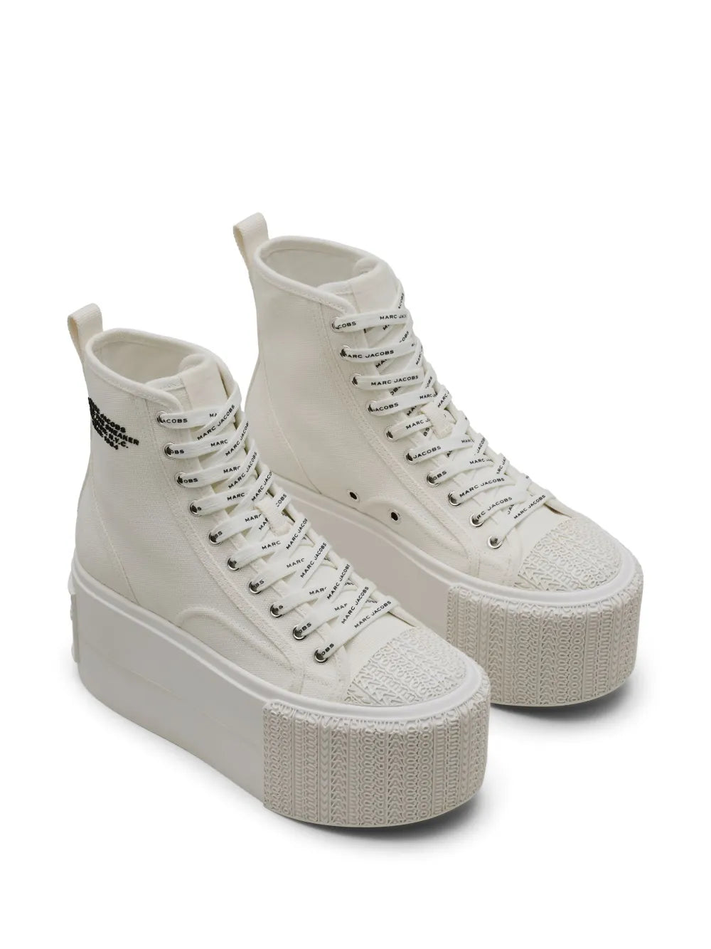 Marc Jacobs logo-embossed cotton sneakers 