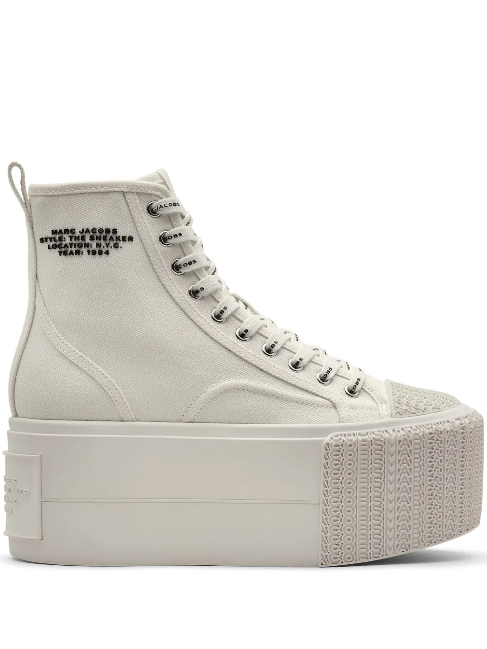 Marc Jacobs logo-embossed cotton sneakers 