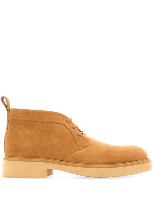 Ferragamo suede ankle boots