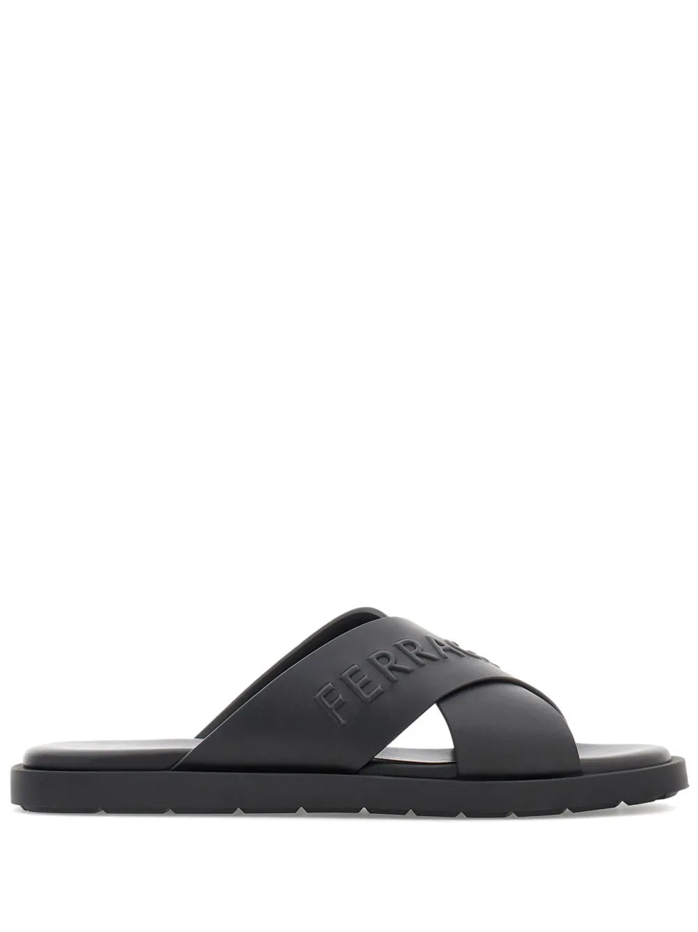 Ferragamo crossover-strap leather sandals