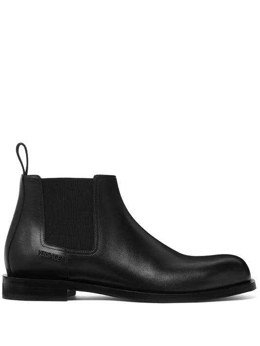 Versace Metropoli leather Chelsea boots