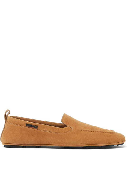 Versace Villa suede loafers