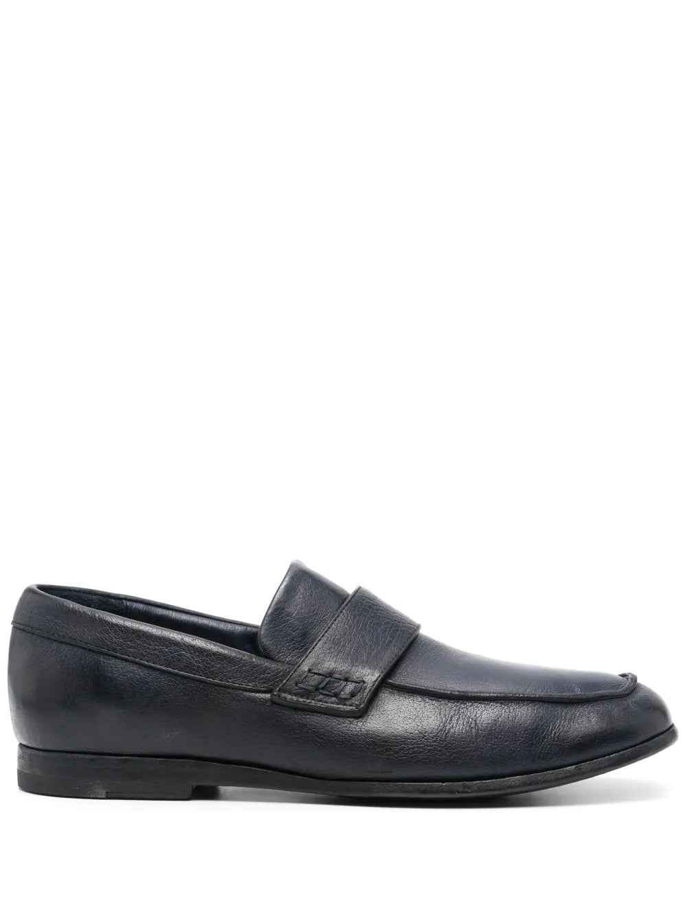 Moma pebbled-leather loafers