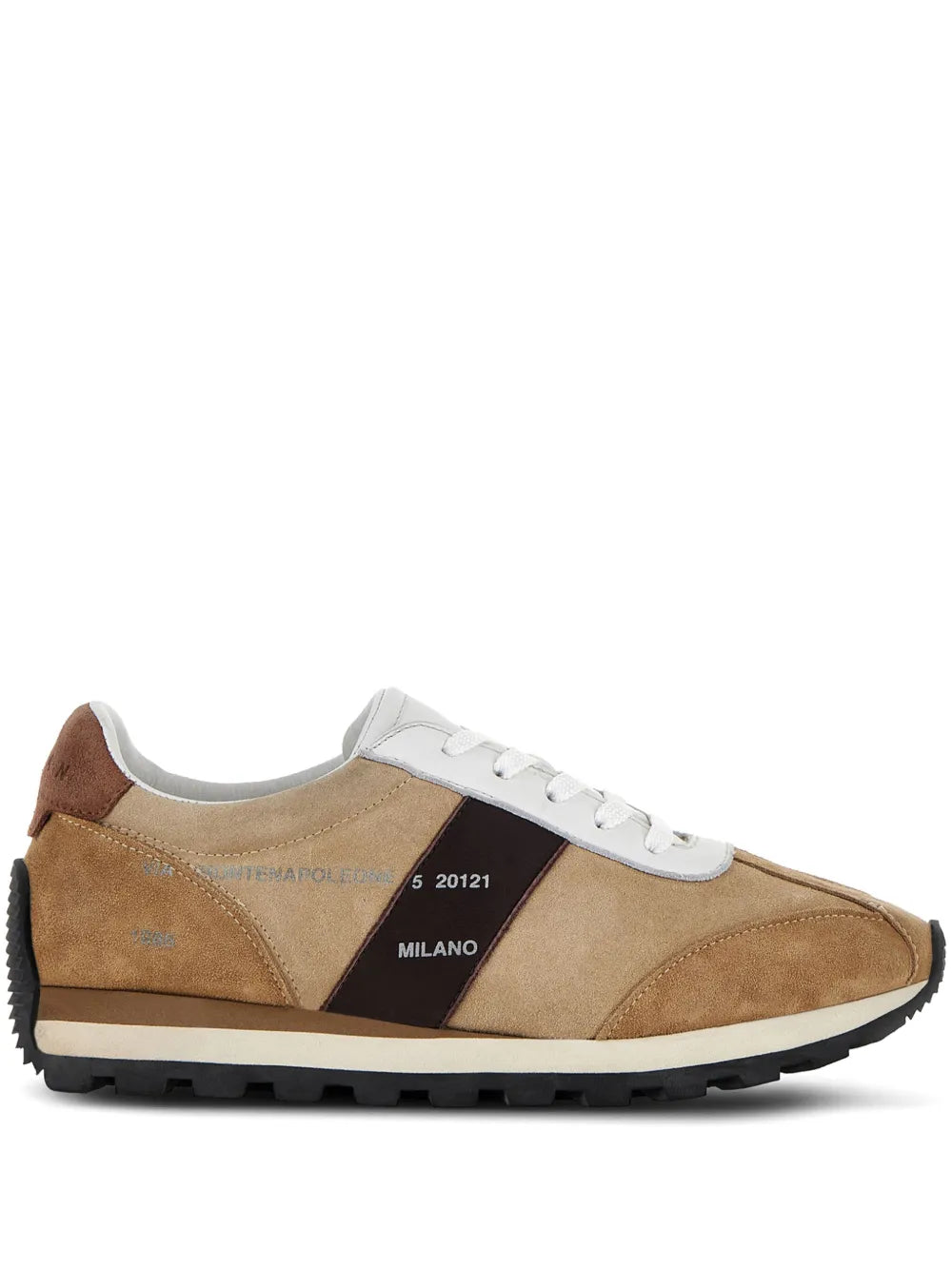 Hogan H671 panelled suede sneakers